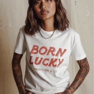 P&Co Born Lucky Tee Size 6